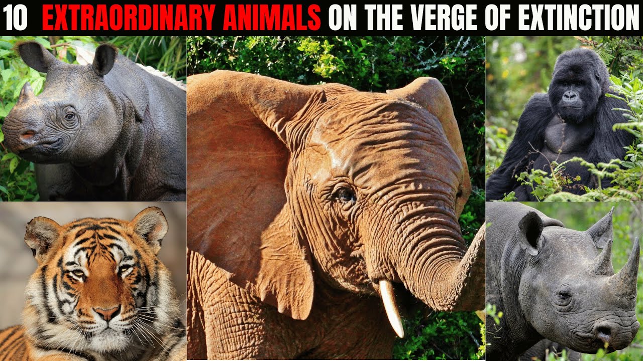 Top 10 Most Endangered Animals in the World - YouTube