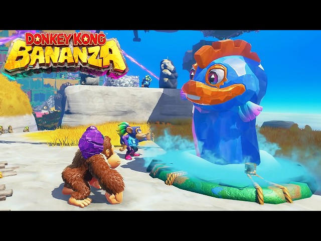 Donkey Kong Bananza - First 45 Minutes Gameplay Walkthrough Part