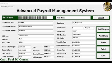 How to Create Advanced Payroll Management Systems with Search Function in Excel VBA - Full Tutorial