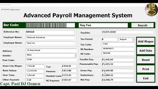 How to Create Advanced Payroll Management Systems with Search Function in Excel VBA - Full Tutorial