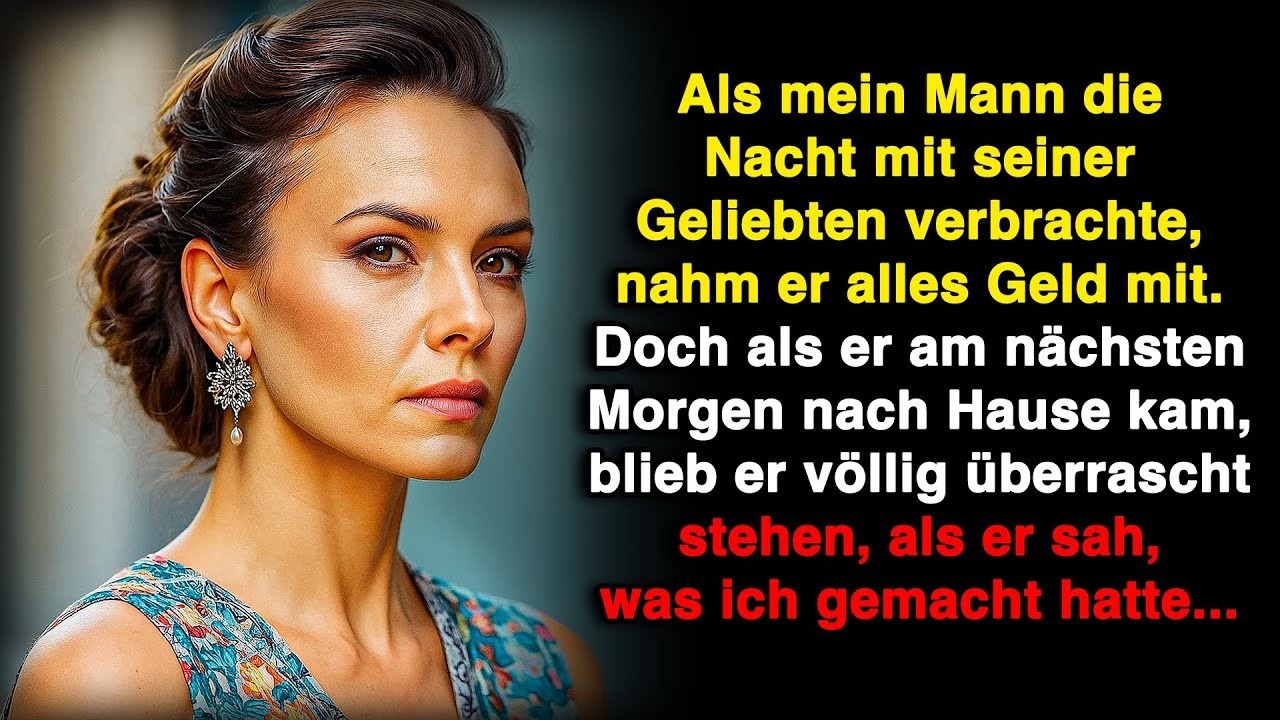 Als mein Mann mit seiner Geliebten die Nacht verbrachte, nahm er alles Geld mit und…