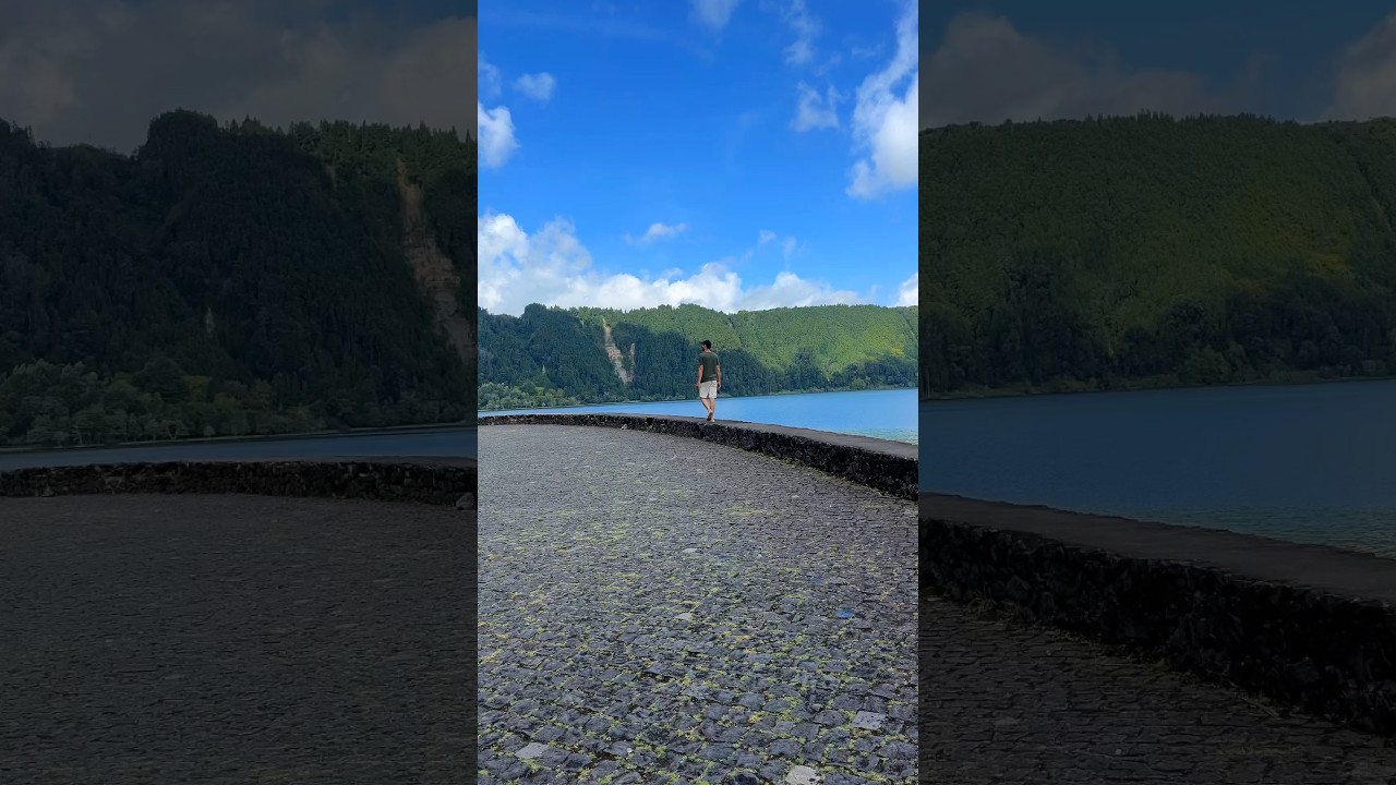 ⛰️ LAGOA DAS FURNAS, AÇORES 🍃#travel #portugaltourism #traveldestinations #azores #acores #portugal