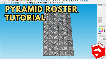 SKETCHUP BEGINNER TUTORIAL HOW TO MAKE A PYRAMID ROSTER IN SKETCHUP