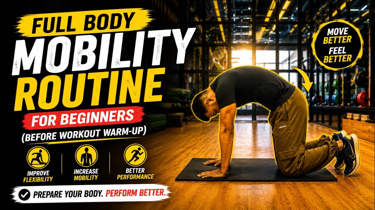 Full Body mobility routine for beginners ( before workout warm-up ...