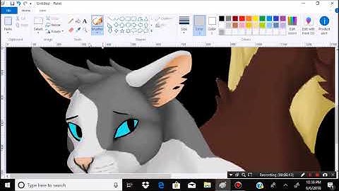 Hawkfrost and Ivypool - Phantom of the Dark Forest - MS paint speedpaint