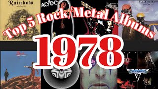 Top 5 Rock/Metal Albums of 1978