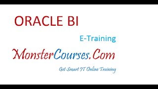 Obiee Online Training Obiee 11g Training  Obiee Demo
