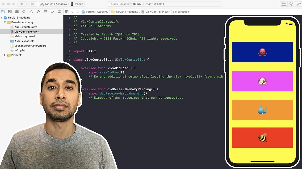 Swift 4 : Comment créer une application Hello World ? - YouTube