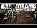 MULTIPLAYER TAKEOUTS and CRASHES!  (Monster Energy Supercross - The Official Videogame 3)