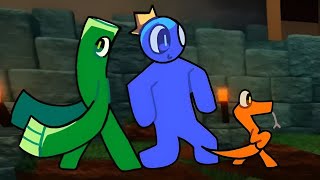 Dr livesey walking meme but background is weird?...// Rainbow friends version //