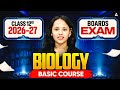 Class 12 Biology Bridge Course | Complete Basics in One Video | By Nisha Ma'am