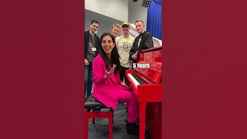 1 second v/s 10 years of playing piano 🎹 #viral #shorts