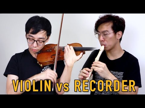 Violin vs Recorder