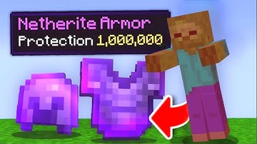 Minecraft, But HOSTILE MOBS Drop Op Items