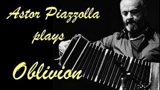 Astor Piazzolla plays Oblivion - Bandoneon and orchestra