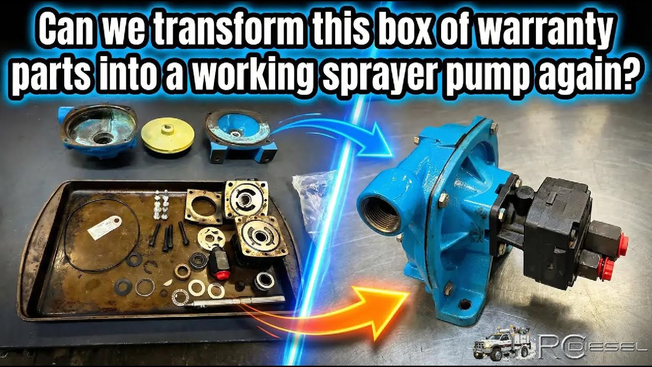 Ремонт насоса для распыления раствора после отказа в гарантийном обслуживании | Повторная гермети...