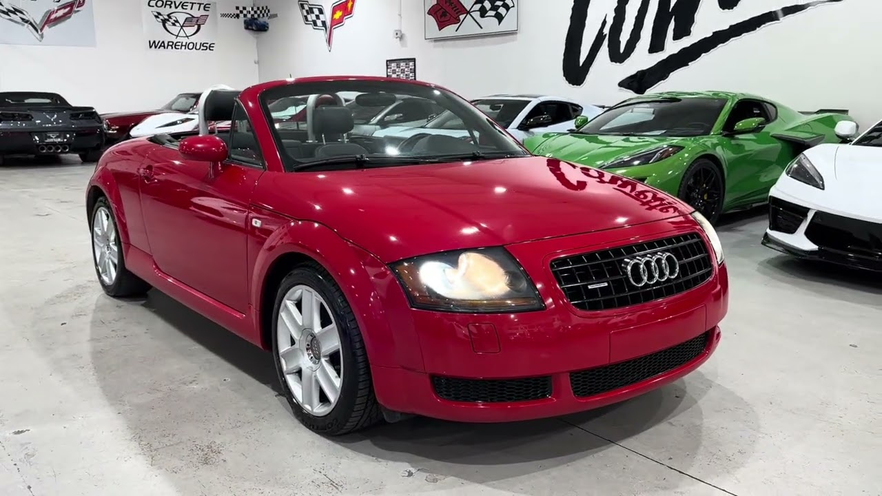 2004 Audi TT 225hp quattro AWD 6-Speed, Wind Blocker, Power Top