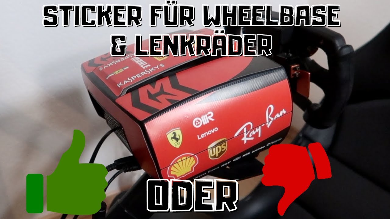Wheelbase Sticker SIND STICKER FÜR WHEELBASE & LENKRÄDER GUT? - TEST - FPL_ChaoZ ...