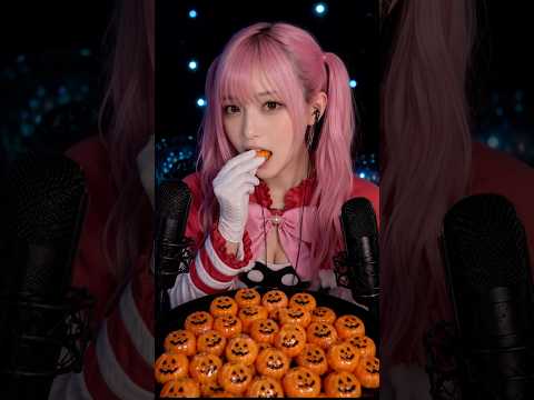 【ASMR】ハロウィン飴を食べる/ペローナのコスプレ【咀嚼音/ Mukbang/ Eating Sounds】
