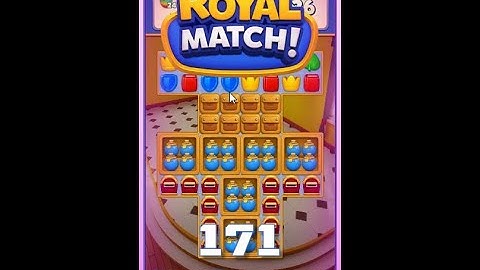 Royal Match Level 171 - No Boosters
