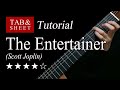 The Entertainer - Guitar Lesson + TAB