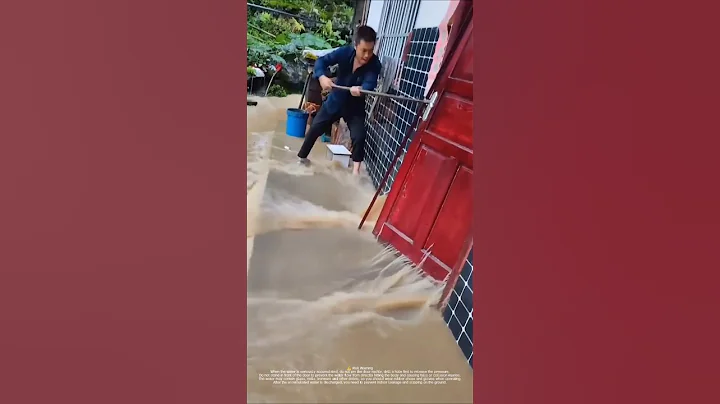 The real version of "opening the floodgates": the horror of flooding in the house during heavy rain