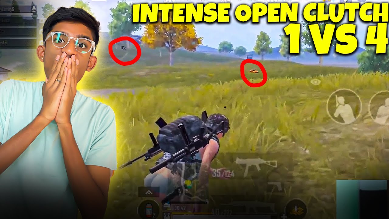 Open 1v4 Clutch In BGMI After Unban | BGMI Highlights - YouTube
