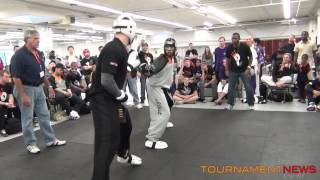 Greg Betlach vs Leon Jefferson Men's Sparring at New England Open 2012
