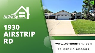 1930 Airstrip Rd Offered by Authority Property Management, Redding, CA