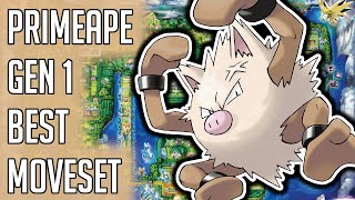 Primeape Gen 1 Best Moveset - Primeape Best Moveset Moves Pokemon Red Blue Yellow Version Guide Information
