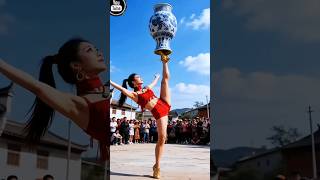 1 Leg + Heavy Pot = Mind Blowing Balance 😳🤯! #shorts