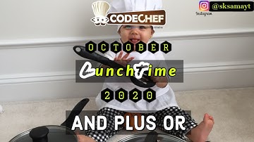 AND Plus OR  : CodeChef October Lunch Time 2020 Hindi Video Editorial | sKSama