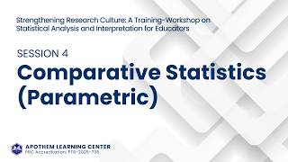Session 4 Comparative Statistics Parametric