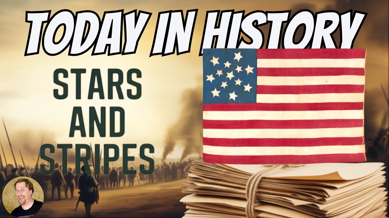 The Origin of the AMERICAN Flag🇺🇸 | Today in History (1777) - YouTube
