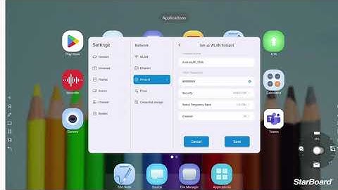 StarBoard How to Connect to Hotspot and Screen Mirror While Connected