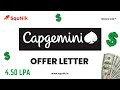 Capgemini offer Letter AR-Process Associate-SquNik