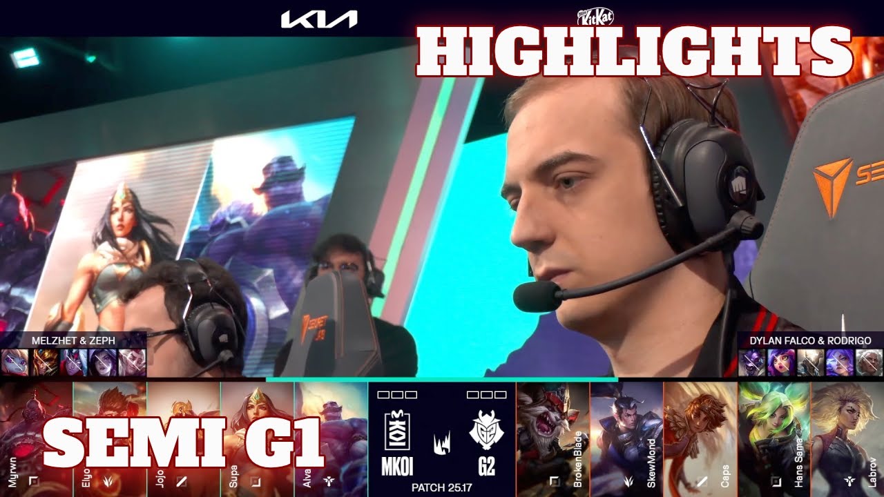 MKOI vs G2 - Game 1 Highlights | Semi Final LEC Summer 2025 Playoffs | Movistar KOI vs G2 Esports G1