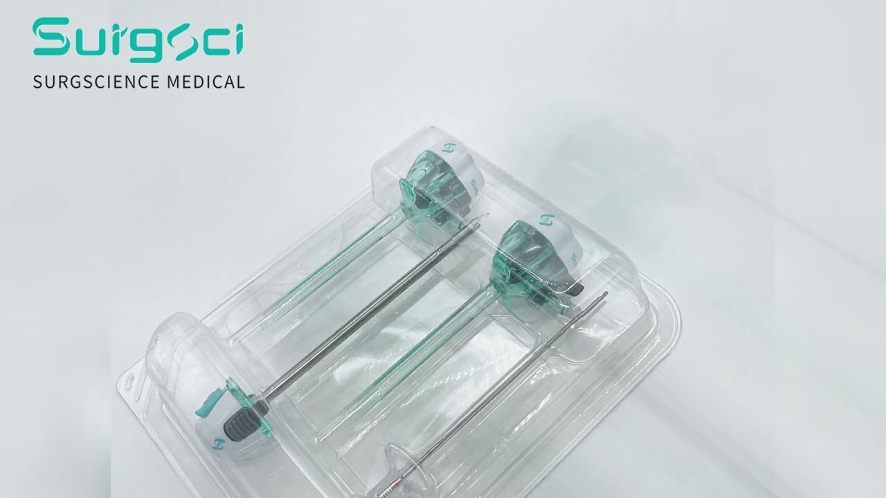 Disposable Laparoscopy Optical Trocar Kit 5mm Single Port Surgical Trocar Set