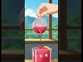 The Most Refreshing Drink ASMR 🍓🍋 | Anime Cooking #shorts #asmrcooking