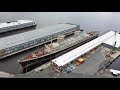 S.S. United States Drone Flyover