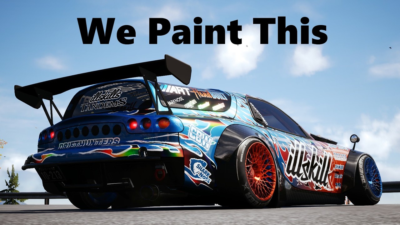 CarX Street | Mazda Rx 7 Wagon? | Paintjob Timelapse & Drifting Montage