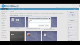 LearnPad /Classroom Connect: How to Add a Lesson