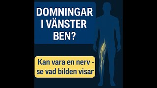 Domningar I Vänster Ben Det Här Kan Ligga Bakom Symtomen