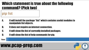 Python PCAP certification - Practice Tests. Sample Question #3. www.pcap-prep.com