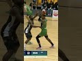 Troy Baxter Jr dunks on Isaac Davidson