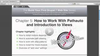 A quick tour of the web site and video player tools (a Drupal how-to) screenshot 1