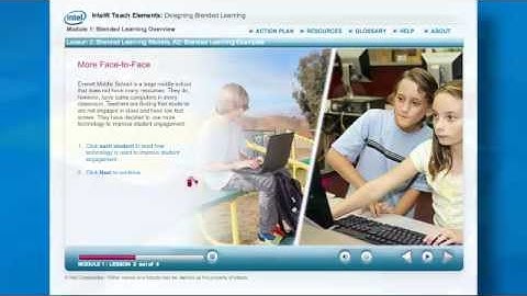 Designing Blended Learning - an Intel Teach Elements Course