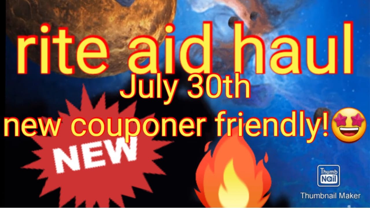RITE AID this week HAUL 7/30 NEW couponer friendly!