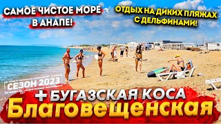 #Анапа ФАНТАСТИКА! ЧИСТЕЙШЕЕ МОРЕ В БЛАГОВЕЩЕНСКОЙ! БУГАЗСКАЯ КОСА- МЕСТО - РАЙ! КРУЧЕ ЧЕМ МАЛЬДИВЫ