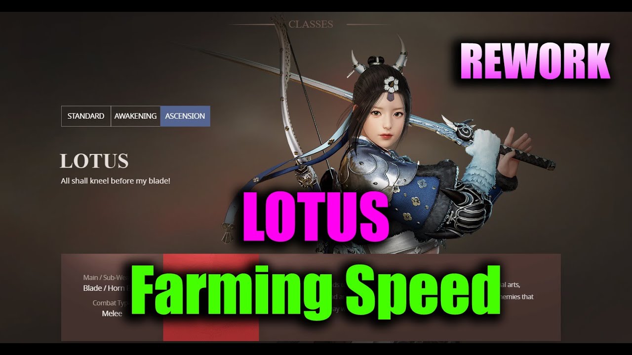 Lotus Rework Val Black Desert Mobile Lotus Rework Farming Speed - YouTube